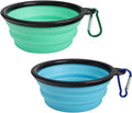 Collapsible Dog Travel Bowl Set — 2 Pack