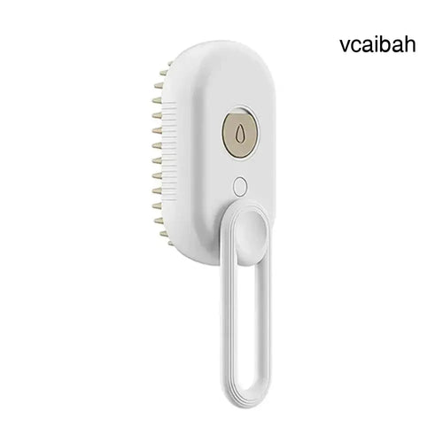 3-in-1 Electric Cat Steam Brush – Groom Massage & Shine