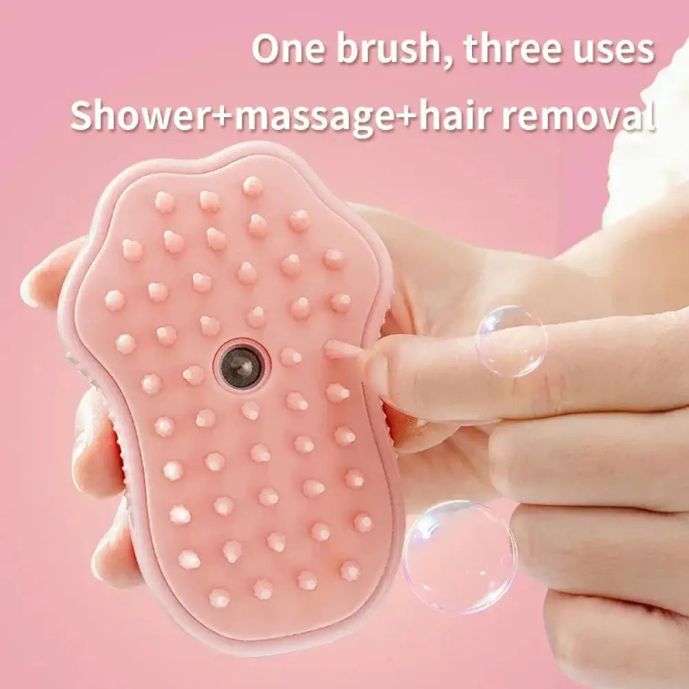 3-in-1 Electric Cat Steam Brush – Groom Massage & Shine