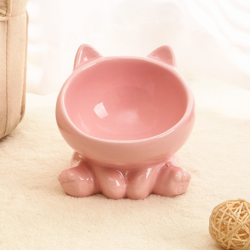 Ceramic Cat Food Bowl