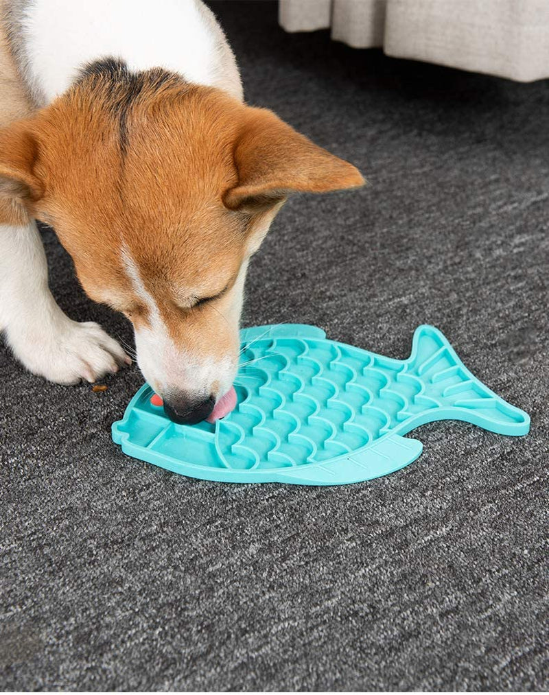 Fish-Shaped Cat Lick Mat