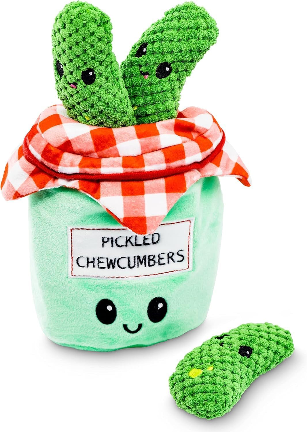 Hide & Seek Pickle Plush Dog Toy Set