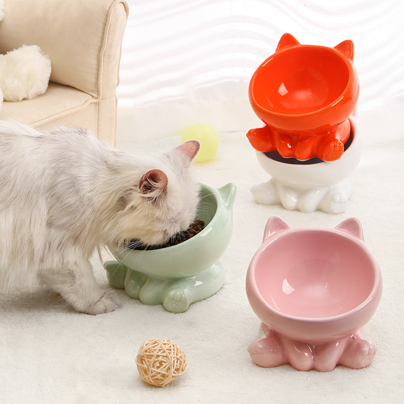 Ceramic Cat Food Bowl