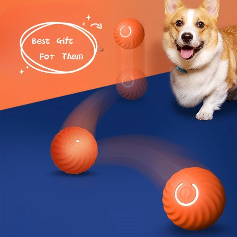Rubber Bouncing Ball Dog Toy