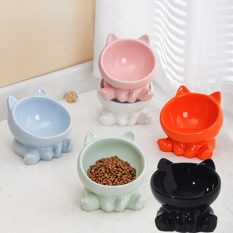 Ceramic Cat Food Bowl