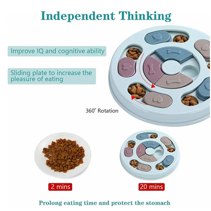 Interactive Slow Feeder Dog Bowl