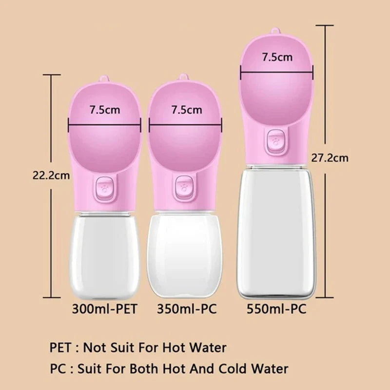 Portable Dog Water Bottle for Travel