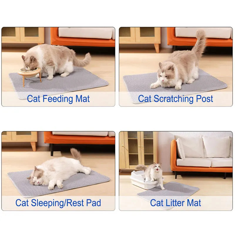Waterproof Double Layer Cat Litter Mat
