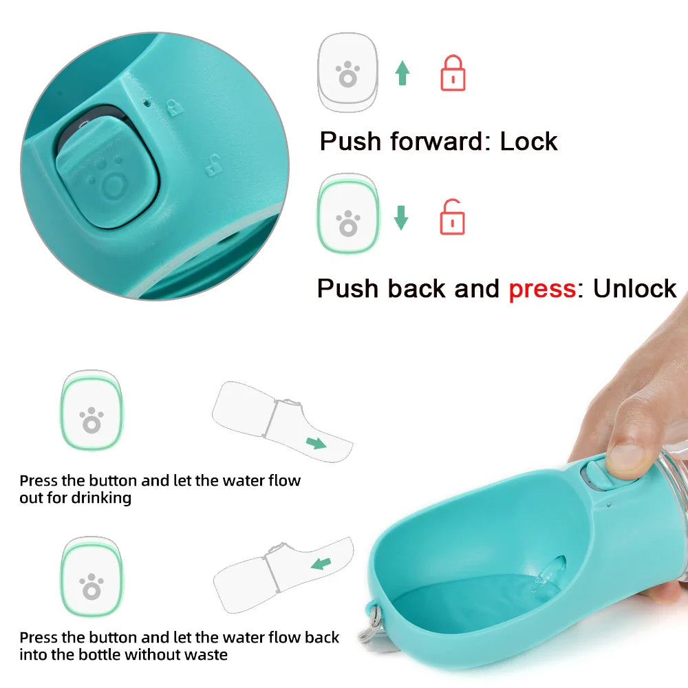 Portable Dog Water Bottle for Travel