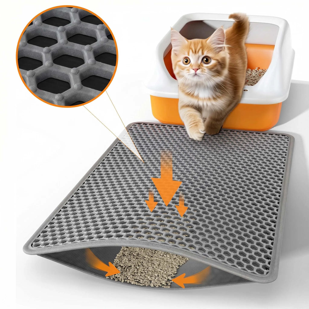 Waterproof Double Layer Cat Litter Mat