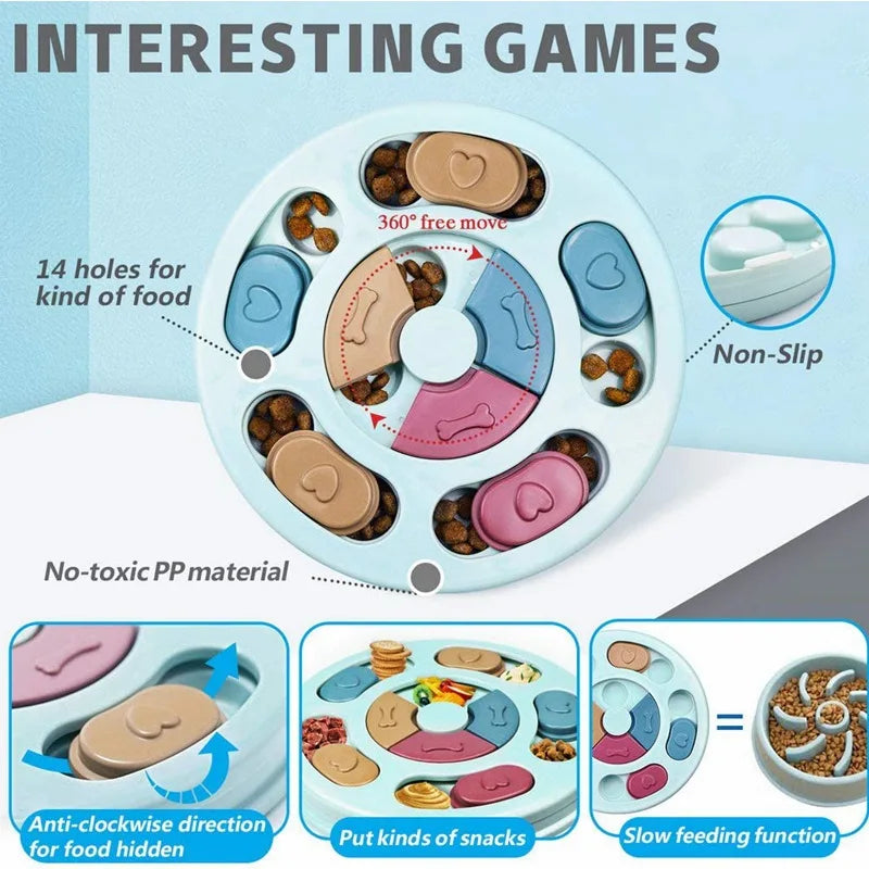 Interactive Slow Feeder Dog Bowl