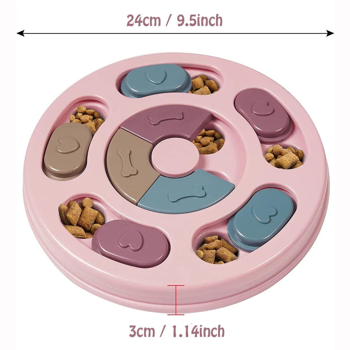 Interactive Slow Feeder Dog Bowl