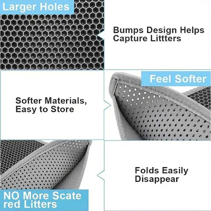 Waterproof Double Layer Cat Litter Mat