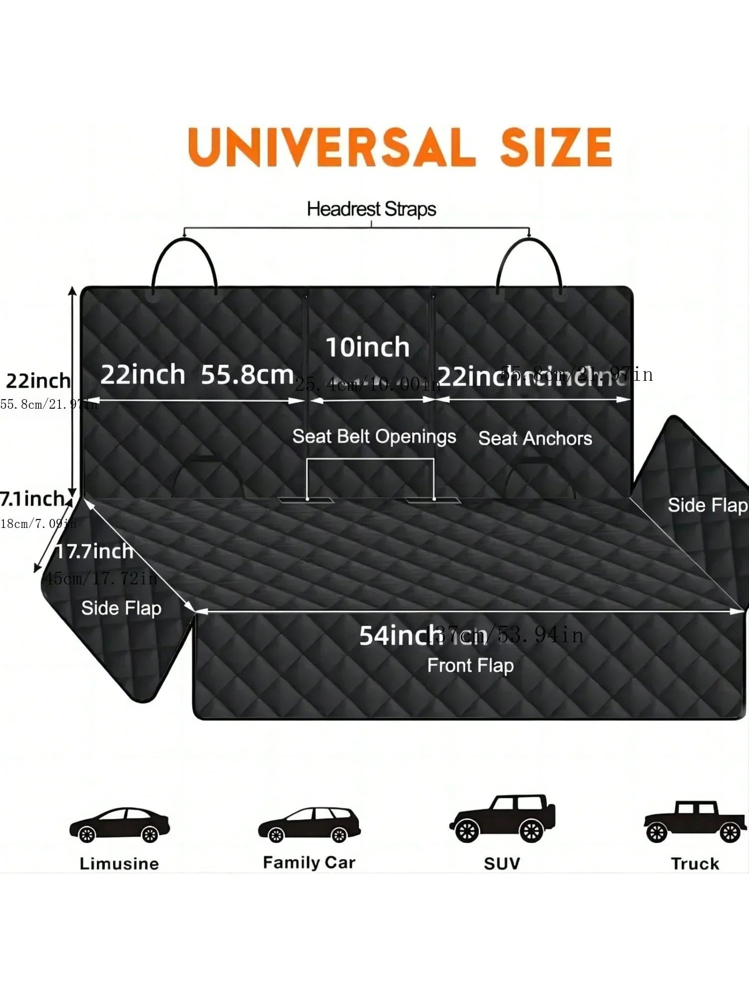 Waterproof Dog Car Seat Cover