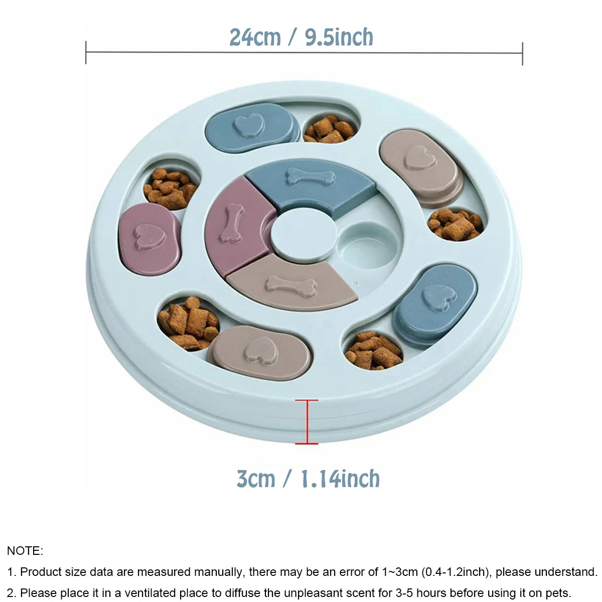 Interactive Slow Feeder Dog Bowl