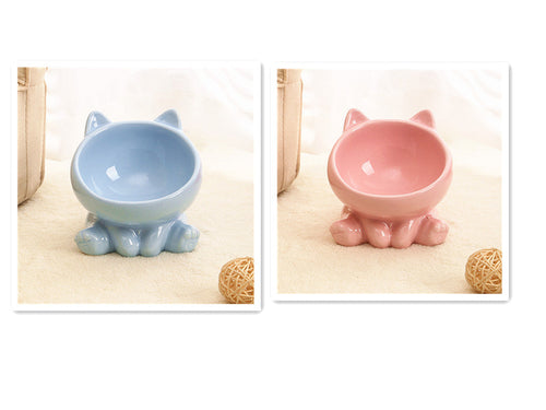 Ceramic Cat Food Bowl
