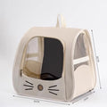 Breathable Mesh Pet Carrier Backpack - White