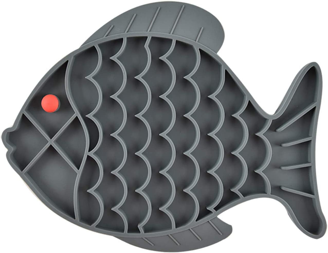 Fish-Shaped Cat Lick Mat