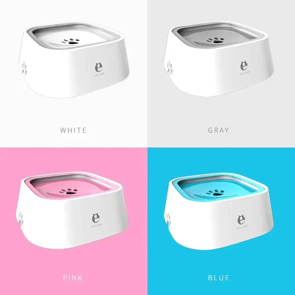 Dog Drinking Water Bowl with Floating Design - Non-Wetting Non-Skid Large Capacity