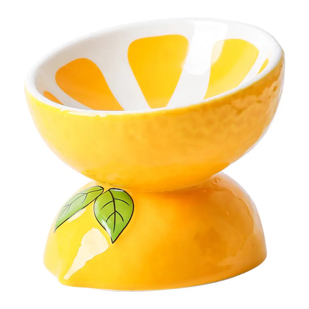 Elevated Ceramic Cat Bowl