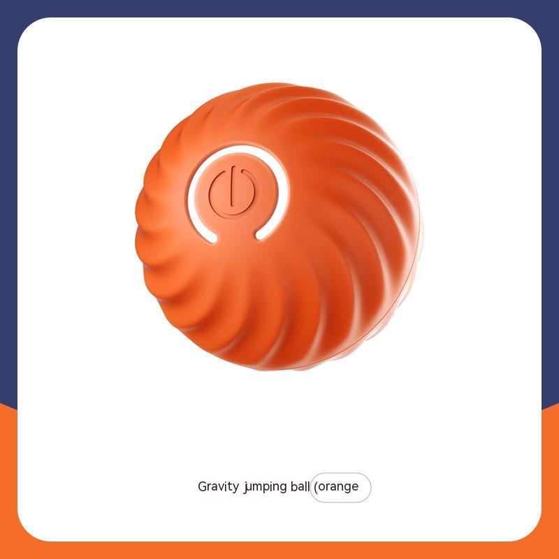 Rubber Bouncing Ball Dog Toy