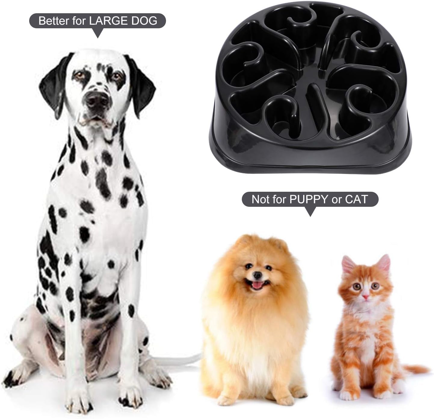 Slow Feeder Dog Bowl for Large Dogs