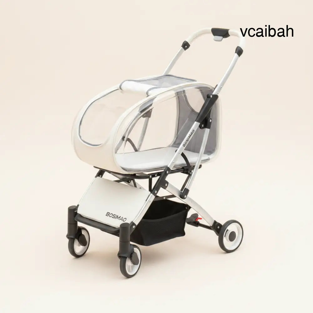 Foldable 4-Wheel Pet Stroller