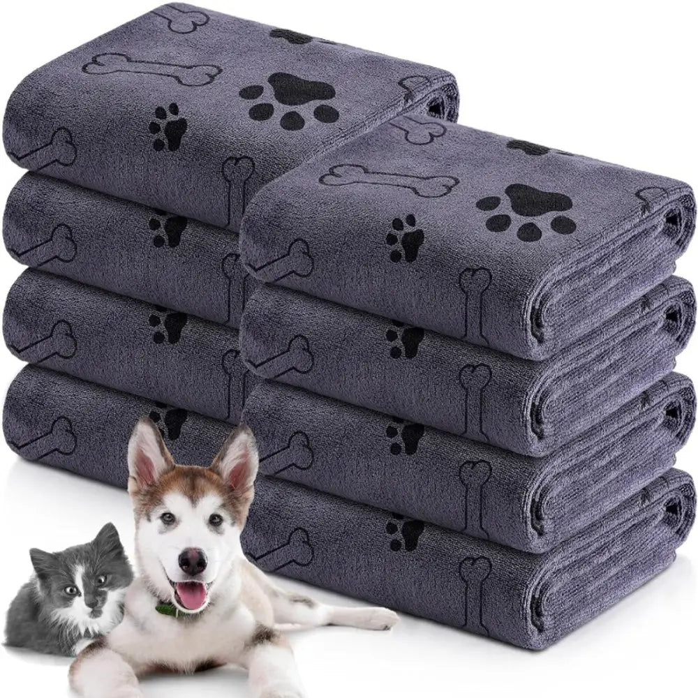 Quick-Dry Absorbent Pet Bath Towel