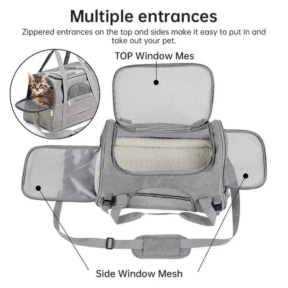 The Convertible Mesh Carrier - Pet Accessories