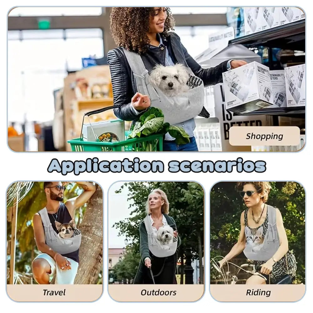 The Everyday Shoulder Carrier - Pet Accessories
