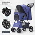 The Lightweight Cruiser - Dark Blue (Basic) / No [30 Kg] Trolley + Rain Cover - Pet Accessories