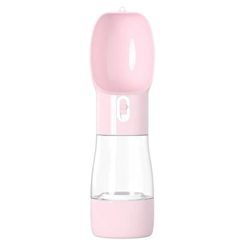 The Travel Feeder Bottle - Pink - Pet Accessories